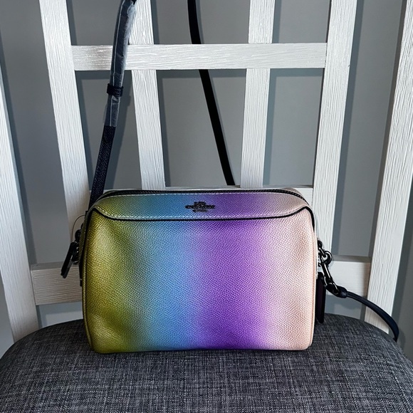 Coach NWT RARE rainbow ombré Bennett Crossbody bag purse 91456 - Picture 4 of 17